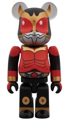 kamen rider Kuuga BE@RBRICK 100% figure, produced by Medicom Toy. Front view.