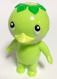 Kappa Kid (Green) かっぱキッド(緑) figure by Koji Harmon (Cometdebris), produced by Cometdebris. Front view.