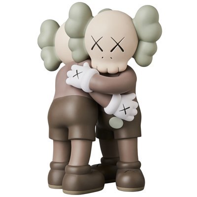 KAWS Together Brown figure by Kaws, produced by Medicom Toy. Back view.