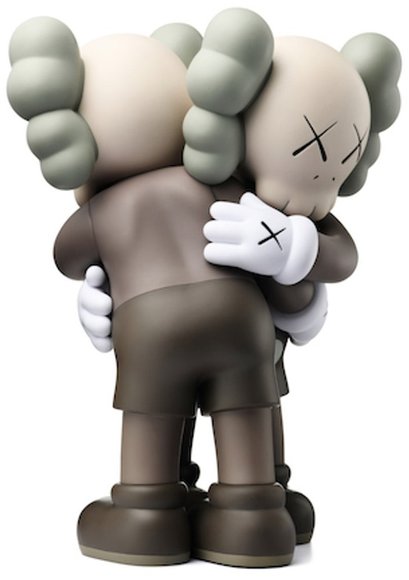 KAWS Together Brown figure by Kaws, produced by Medicom Toy. Back view.