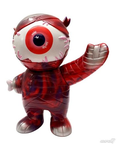 Keep Watch Mummy Boy figure by Brian Flynn X Mishka, produced by Super7. Front view.