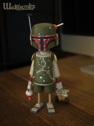 KID FETT figure by Wetworks, produced by Wetworks. Front view.