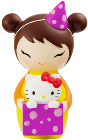 Kipi figure by Momiji X Hello Kitty, produced by Momiji. Front view.