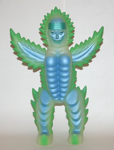Kittyfire - GID figure by Mark Nagata, produced by Super7. Front view.