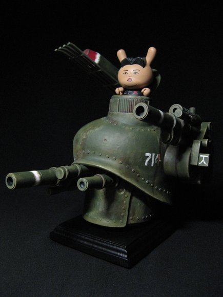 Korean Combat Turret figure by Captain Hh, produced by Threea. Front view.