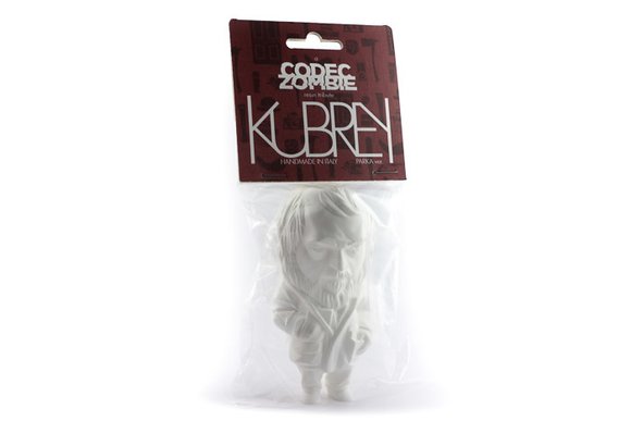KUBREY, a resin tribute. BLANK figure by Codec Zombie (Alessandro Randi), produced by Codeczombie. Packaging.