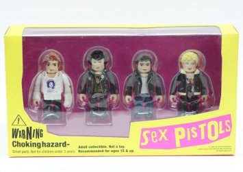 Kubrick 217 Sex Pistols Set A figure by Medicom Toy, produced by Medicom Toy. Packaging.