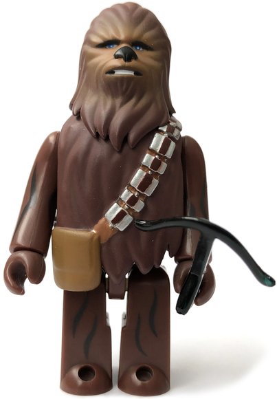 Kubrick Star Wars Early Bird Chewbacca figure by Lucasfilm Ltd., produced by Medicom Toy. Front view.