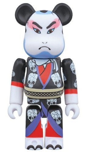 KUNIYOSHI BE@RBRICK figure, produced by Medicom Toy. Front view.