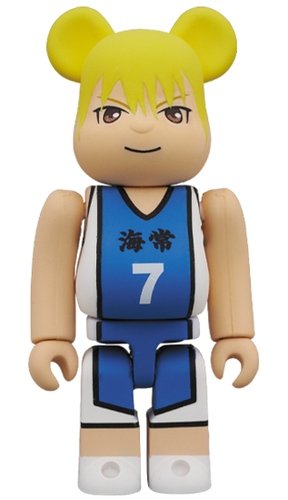 Kurokos Basketball - Kise Ryota BE@RBRICK 100% figure, produced by Medicom Toy. Front view.