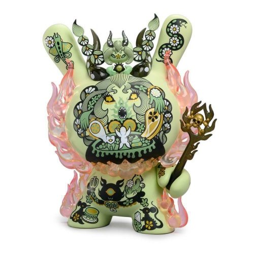 La Flamme figure by Junko Mizuno, produced by Kidrobot. Front view.