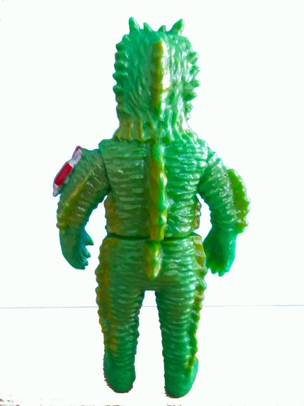 Lagon - Green figure by Yamomark, produced by Yamomark. Back view.