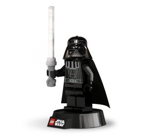 Lego Darth Vader Torch figure, produced by Lego. Front view.