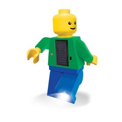 Lego LED Solar Torch figure, produced by Lego. Front view.