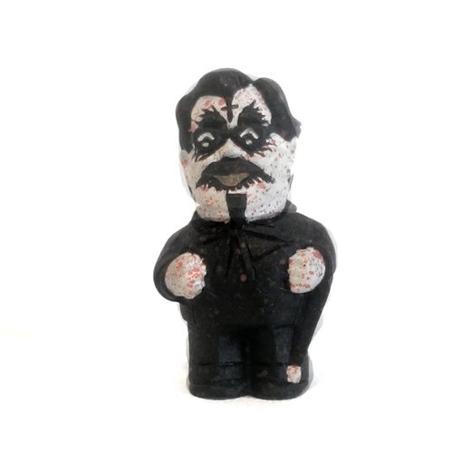 Lil Colonel - Black Metal Colonel figure by Paul Lepree, produced by Ultra Pop!. Front view.