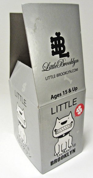 Little Brooklyn - Black Flocked figure by Brad Digital, produced by Brad Digital. Packaging.