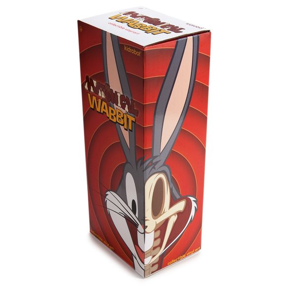 Looney Tunes Bugs Bunny Anatomical Wabbit By Jason Freeny figure by Jason Freeny, produced by Kidrobot X Bigshot Toyworks. Packaging.