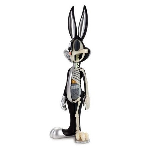 Loony Tunes Bugs Bunny Anatomical Wabbit(GID) By Jason Freeny - GID SDCC 2016 exclusive figure by Jason Freeny, produced by Kidrobot X Bigshot Toyworks. Front view.