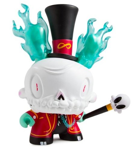 Lord Strange figure by Brandt Peters, produced by Kidrobot. Front view.