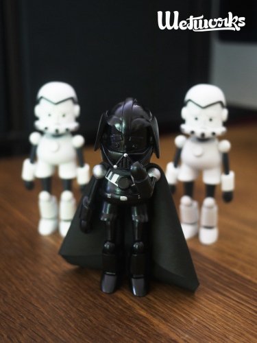 LORD VADER figure by Wetworks, produced by Wetworks. Front view.
