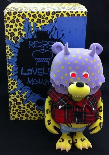 Loveless Monster Regret - Leopard figure by T9G, produced by Medicom Toy. Packaging.