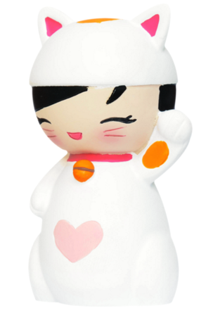 Lucky Kitty figure by Momiji, produced by Momiji. Side view.