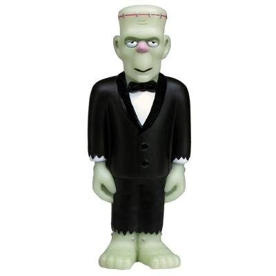 Mad Monster Party: Frankenstein figure by Rankin Bass, produced by Funko. Front view.