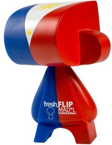 Fresh Flip figure by Jeremy Madl (Mad), produced by Solid. Back view.