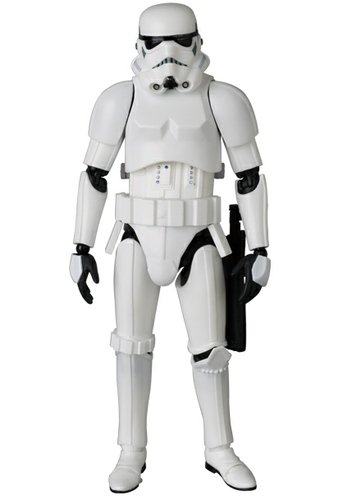 Mafex Stormtrooper - Mafex No.010 figure by Lucasfilm Ltd., produced by Medicom Toy. Front view.