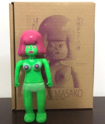Masako - Panty Green figure by Yukinori Dehara. Front view.