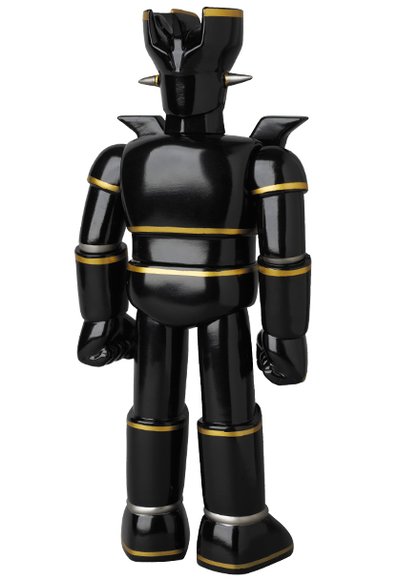 Mazinger Z (Retro Edition Black version) figure by Go Nagai - Dynamic Planning, produced by Medicom Toy. Back view.