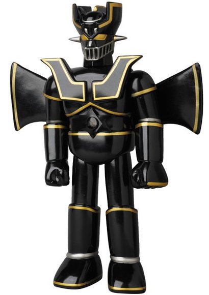 Mazinger Z (Retro Edition Black version) figure by Go Nagai - Dynamic Planning, produced by Medicom Toy. Front view.