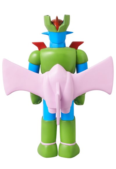 Mazinger Z (Retro ver. Cheap Homage) - Mandarake excl. figure by Go Nagai - Dynamic Planning, produced by Medicom Toy. Back view.