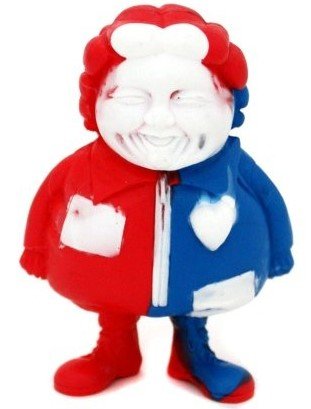 Mc Lover Patriot edition figure by Ron English. Front view.