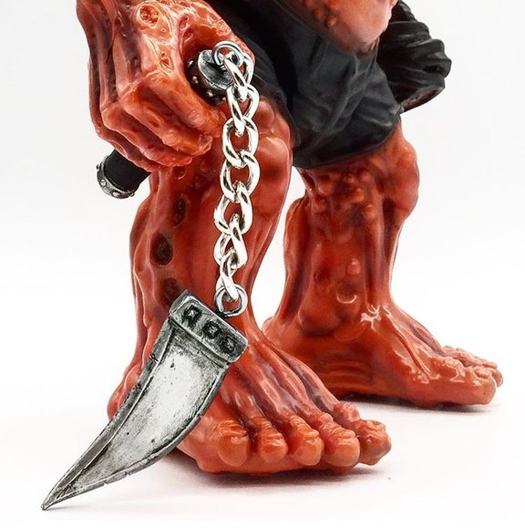 Meats Agony figure by Aaron Moreno, produced by Unbox Industries. Detail view.