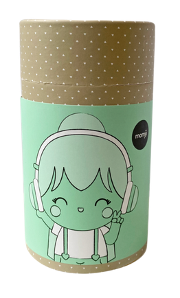 Melody figure by Luli Bunny, produced by Momiji. Packaging.