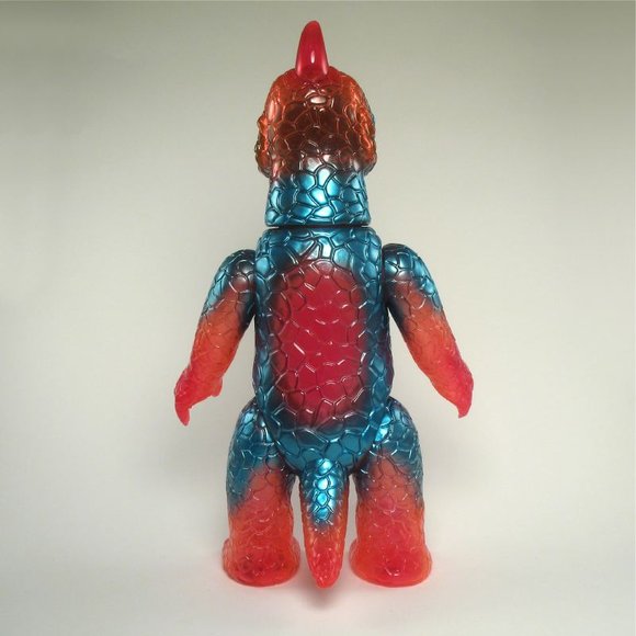 Miborah - Clear Red, Metallic Blue figure by Kiyoka Ikeda. Back view.