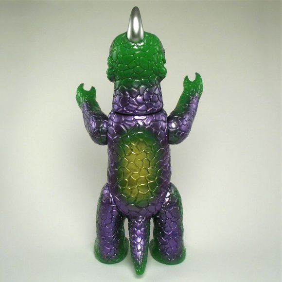 Miborah - Green, Metallic Purple figure by Kiyoka Ikeda. Back view.