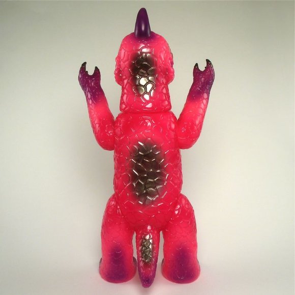 Miborah - Neon Pink, Metallic Red figure by Naoya Ikeda. Back view.