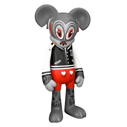 Mickey is not dead figure by Fakir, produced by Visual Ark. Front view.