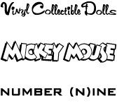 Mickey Mouse (Hardrock Ver.) - VCD No.223 figure by Disney, produced by Medicom Toy. Detail view.
