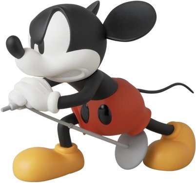 Mickey Mouse (Hardrock Ver.) - VCD No.223 figure by Disney, produced by Medicom Toy. Front view.