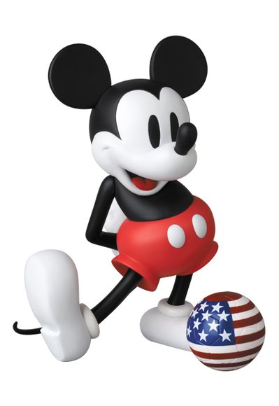 MICKEY MOUSE VCD FOOTBALL figure by Disney × Sophnet, produced by 