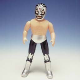 Mil Mascaras figure, produced by Marusan. Front view.