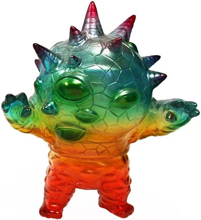 Mini Eyezon - In Living Kolor figure by Mark Nagata, produced by Max Toy Co.. Front view.