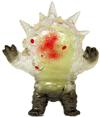 Mini Eyezon - Splatter ver. figure by Mark Nagata, produced by Max Toy Co.. Front view.