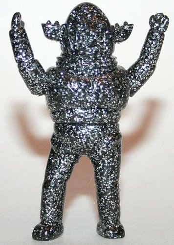 Mini Mad Baron - Silver Glitter figure by Zollmen, produced by Zollmen. Front view.