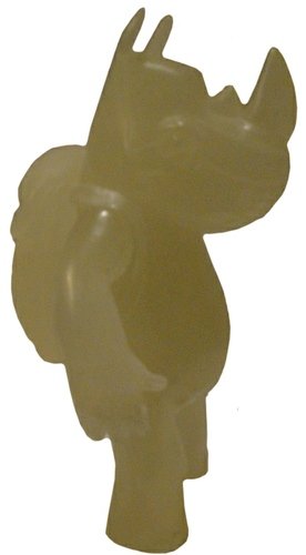 Mini Rumpus - GID Lemonade Sparkle figure by Scribe. Front view.