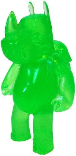 Mini Rumpus - Neon Green figure by Scribe. Front view.