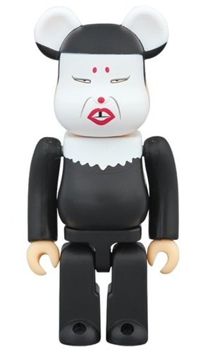 Misty BE@RBRICK 100% figure, produced by Medicom Toy. Front view.